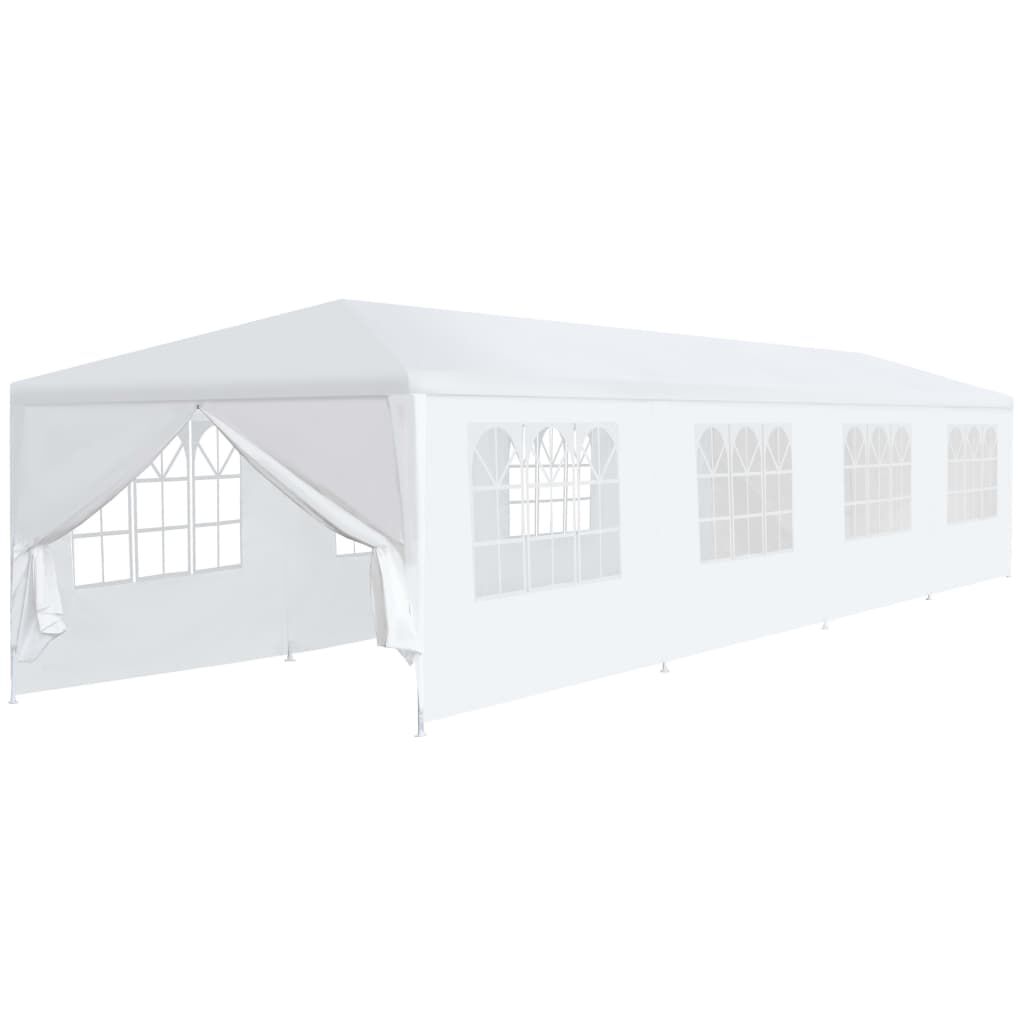 vidaXL Sodo palapinė, 3x12m, balta