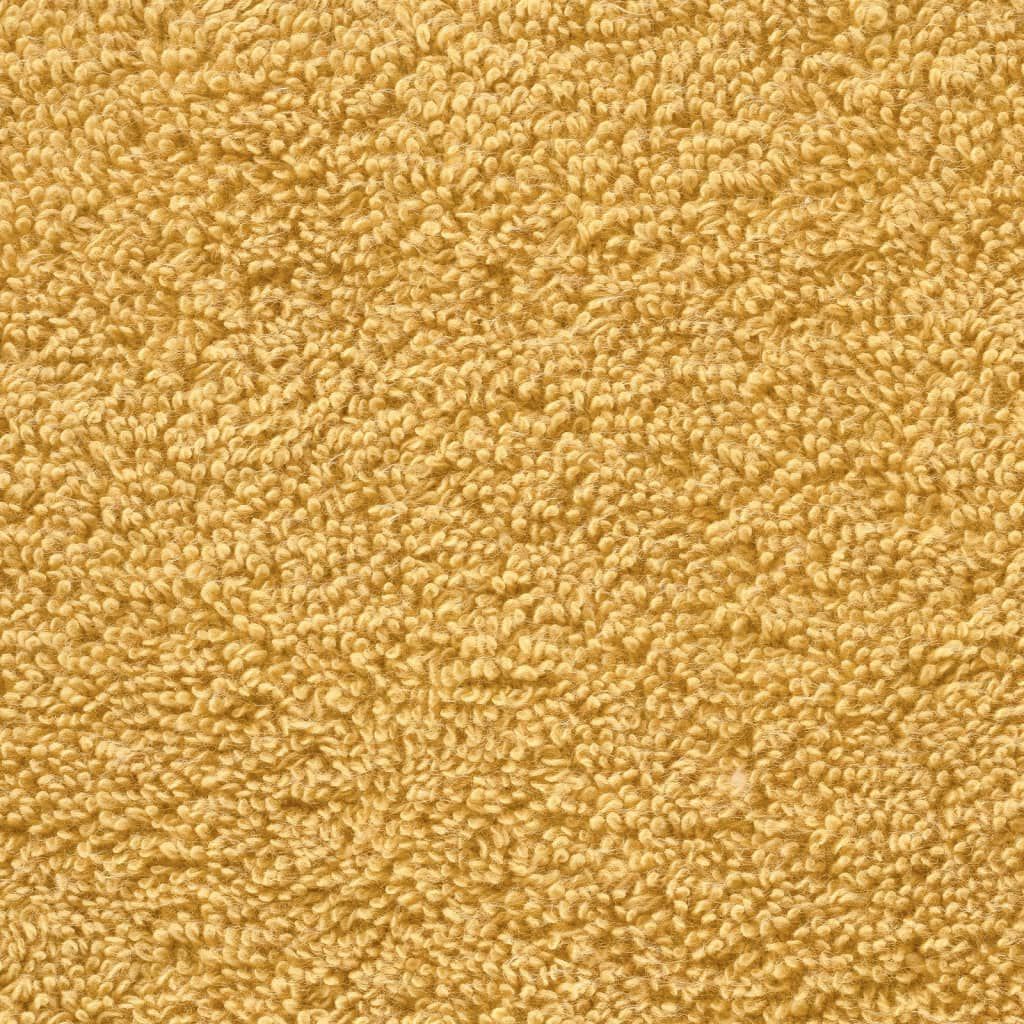 vidaXL Rankšluosčių rinkinys SOLUND, 12vnt., auksiniai, 600g/m²